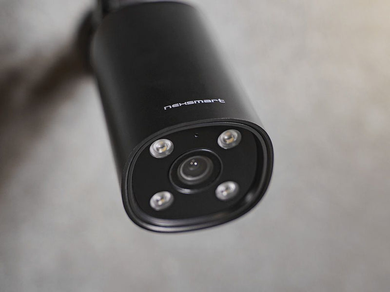 NEXSMART™ VISION4-B PLUS CAMÉRA DE SURVEILLANCE HD 2K - 4 PAQUET+AUTOCOLLANT
