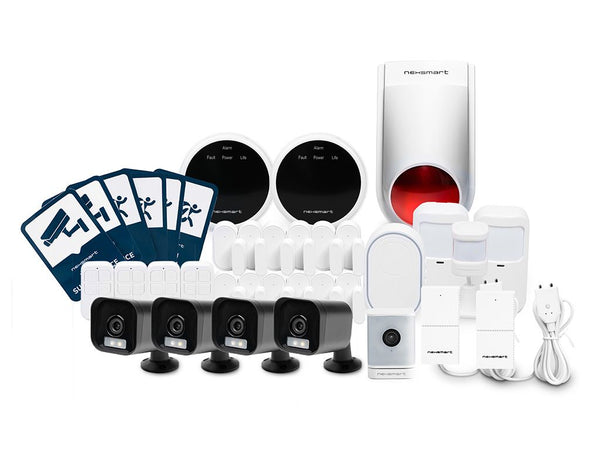 NEXSMART™ LARGE SMART ALARM PACKAGE WITH CAMERA (100-200M2) - ENVIRONMENT PROTECTION - 1