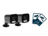 NEXSMART™ VISION4-B PLUS CAMÉRA DE SURVEILLANCE HD 2K - 2 PAQUET+AUTOCOLLANT